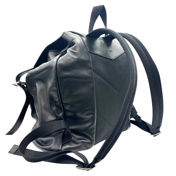 Saint Laurent Backpack Lamb Leather Black - Picture 3 of 16